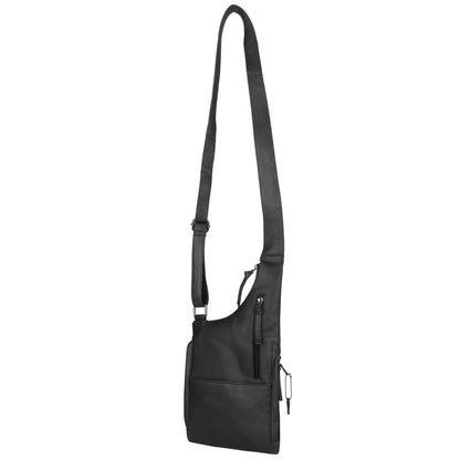 Concealed Carry Unisex Remi Leather Crossbody by Lady Conceal