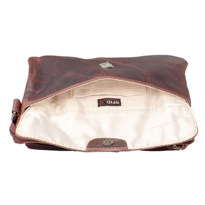 Concealed Carry Natasha Leather Crossbody by Lady Conceal