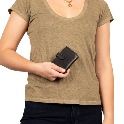 Nova RFID Compact Leather Wallet by Lady Conceal
