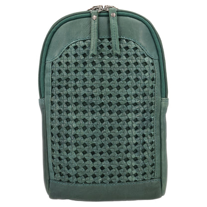 Concealed Carry Bristol Sling Leather Backpack by Lady Conceal