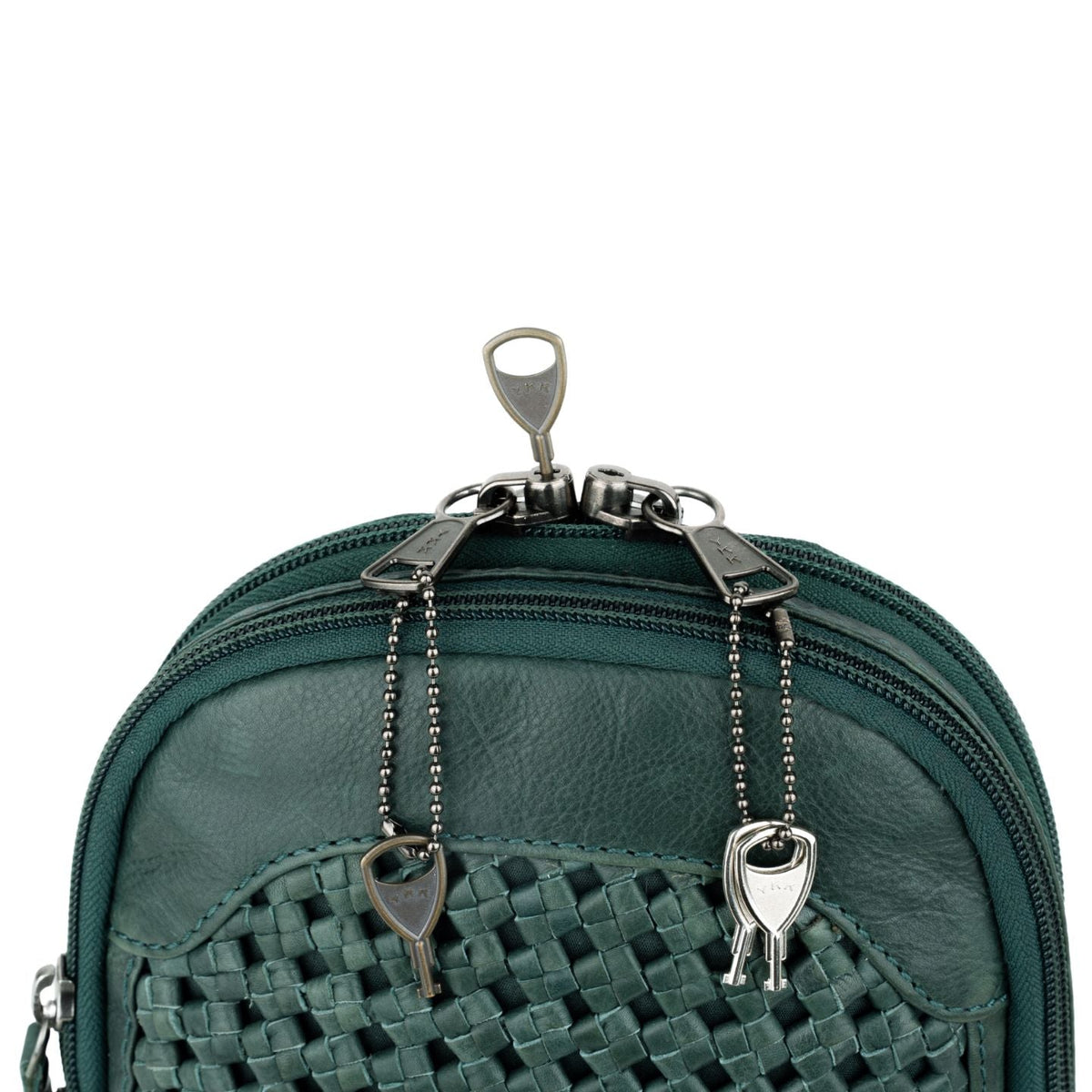 Concealed Carry Bristol Sling Leather Backpack by Lady Conceal