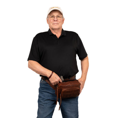 Concealed Carry Laney Buffalo Belt Bag by Lady Conceal