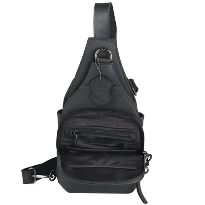 Concealed Carry Unisex Dakota Leather Sling by Lady Conceal