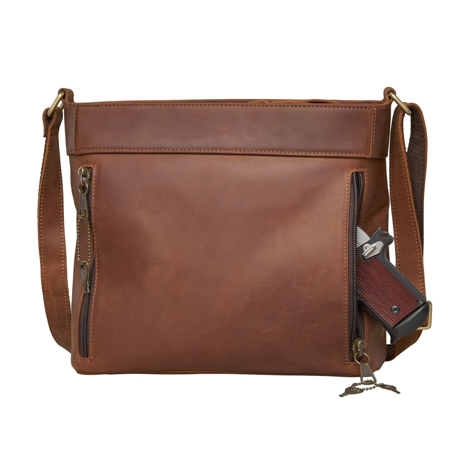 Concealed Carry Delaney Leather Crossbody by Lady Conceal - Angler's Pro Tackle & Outdoors