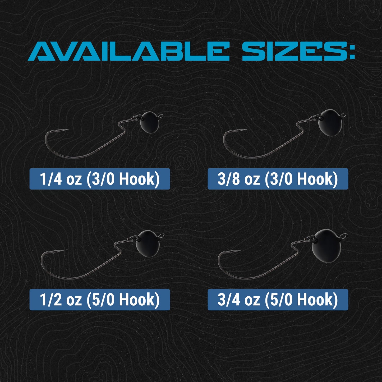 Reaction Tackle Lead Swing Football Jigs - 5-PACK - New