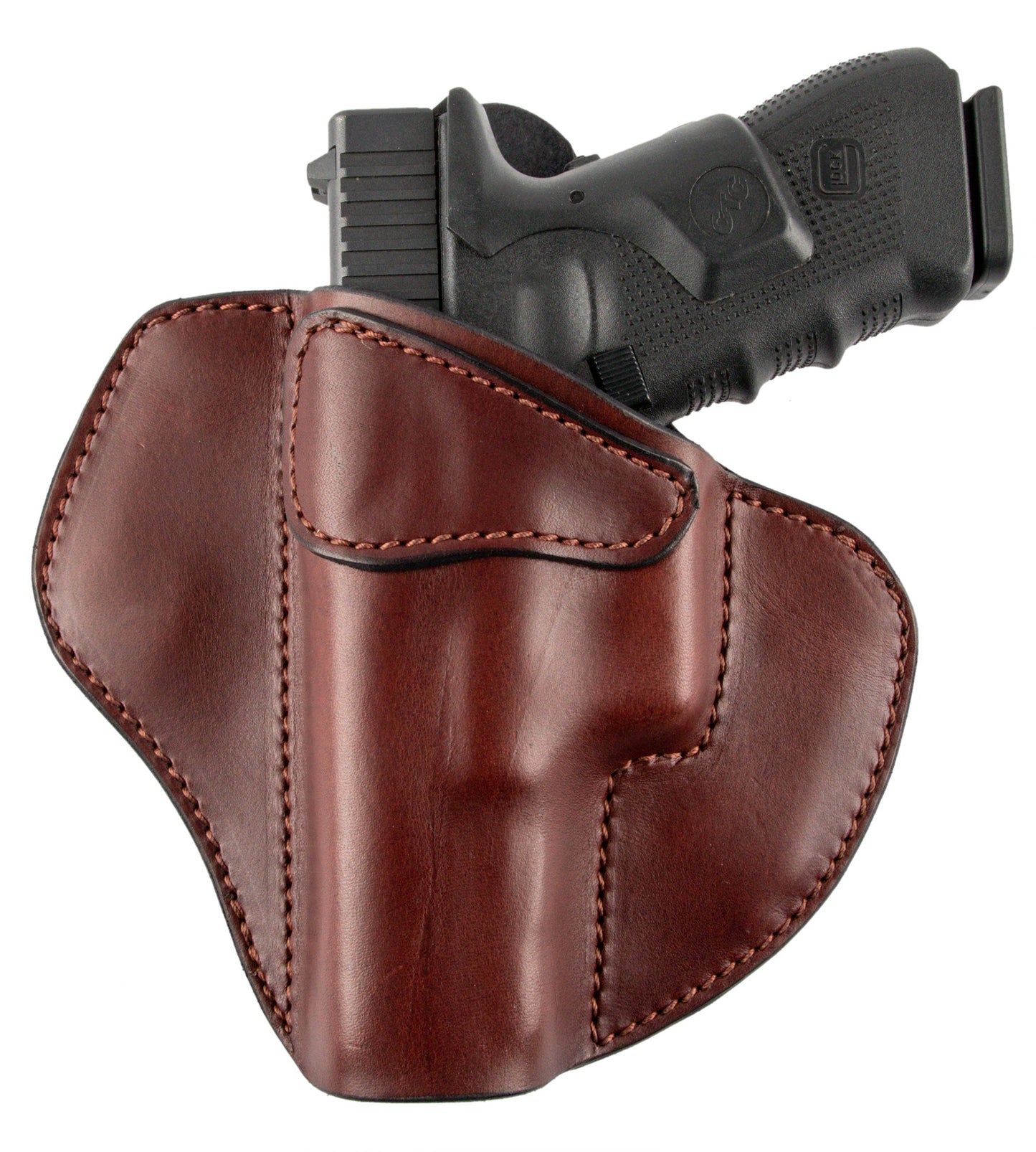 Relentless Tactical Ultimate Leather Holster 2 Slot OWB | Made in USA | Lifetime Warranty | For GLOCK 17 19 22 26 32 33 / S&W M&P Shield / Springfield XD & XDS / Plus All Similar Sized Handguns
