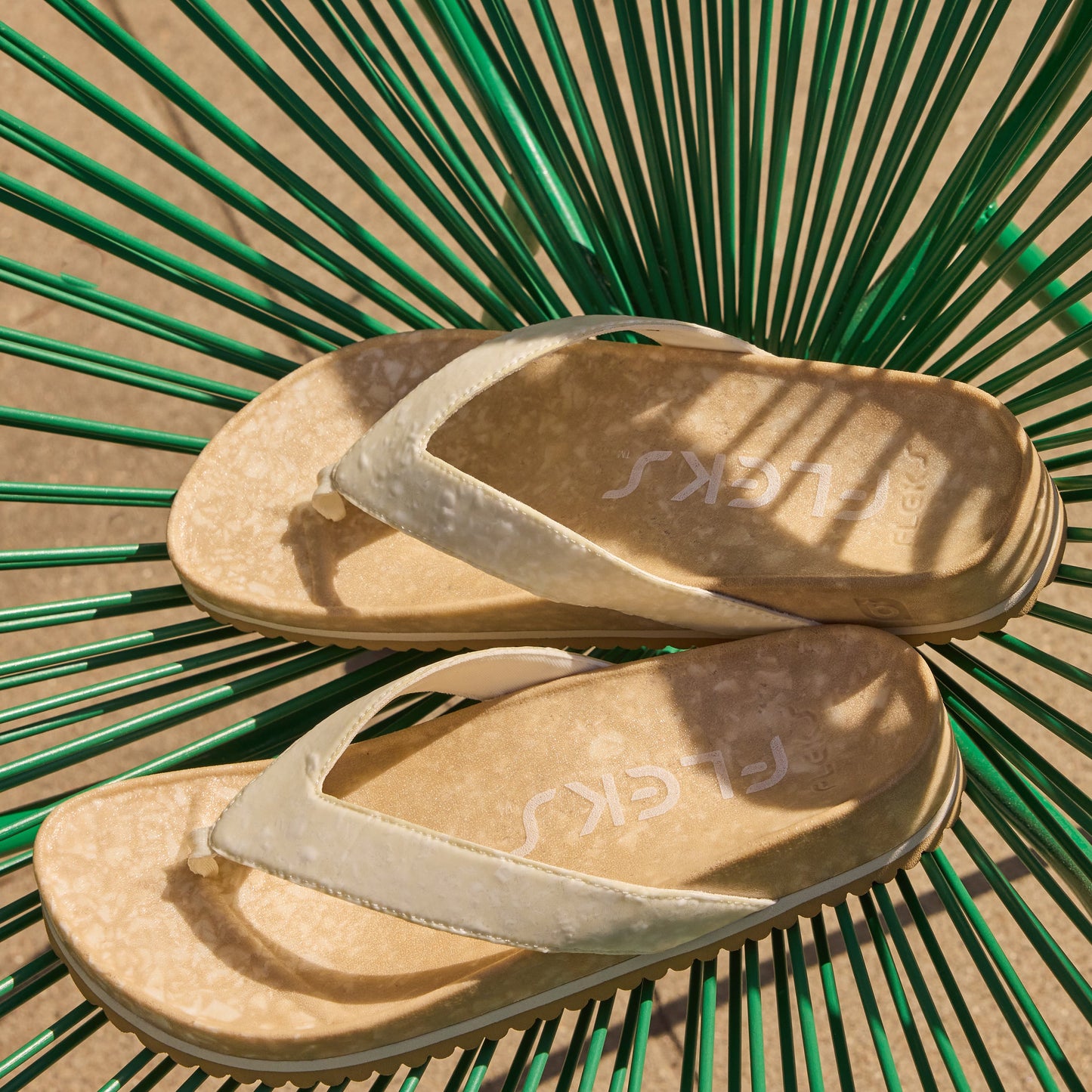 Fleks West Beach Flip Flop - Oatmeal