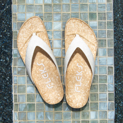 Fleks West Beach Flip Flop - Oatmeal