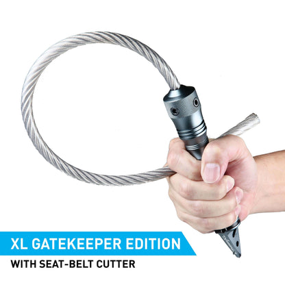 Stinger Survival Tools Whip Car Emergency Tool (XL Gatekeeper Edition, Tungsten Grey)