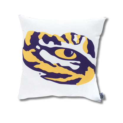 Campus Hammocks LSU Tiger Eye Throw Pillow Cover