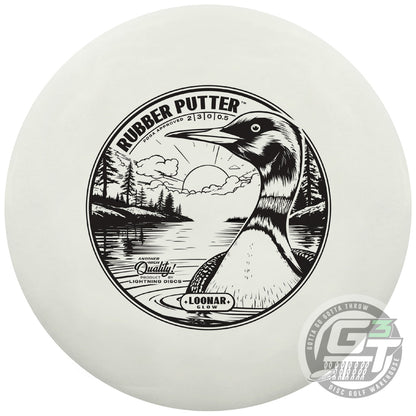 Gotta Go Gotta Throw Lightning Loonar Glow Rubber Putter Golf Disc