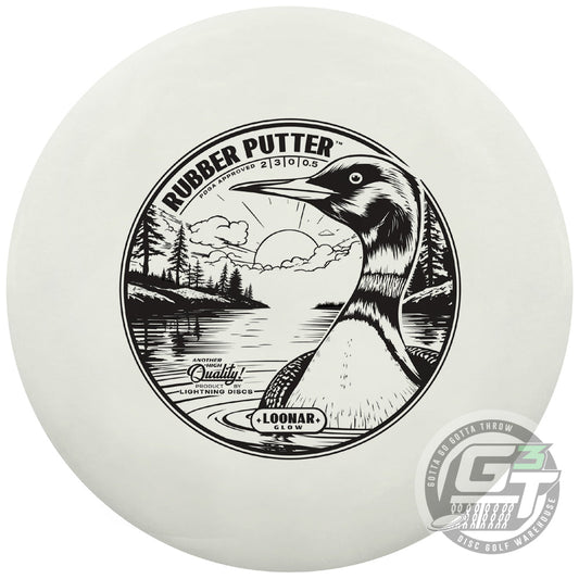 Gotta Go Gotta Throw Lightning Loonar Glow Rubber Putter Golf Disc