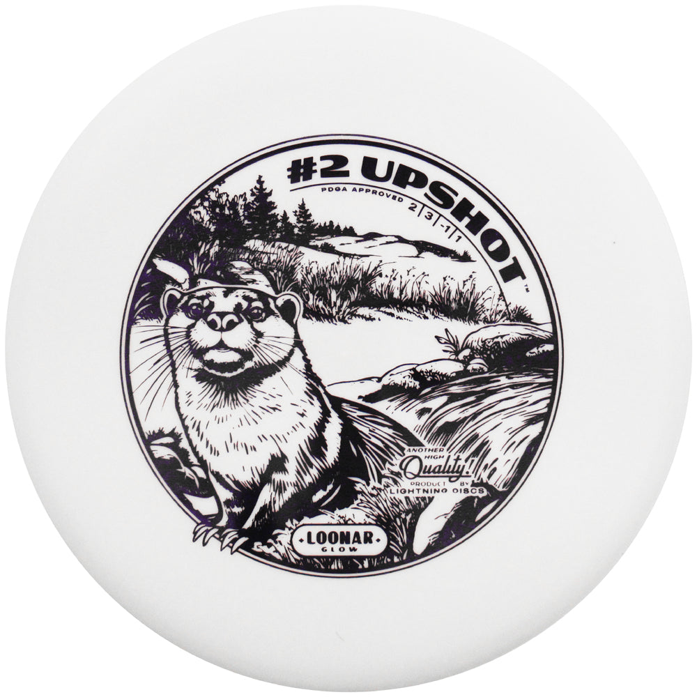 Gotta Go Gotta Throw Lightning Loonar Glow #2 Upshot Putter Golf Disc