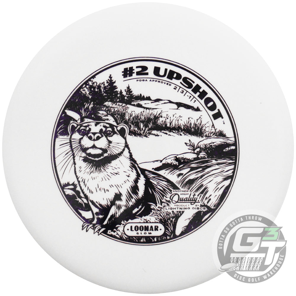Gotta Go Gotta Throw Lightning Loonar Glow #2 Upshot Putter Golf Disc