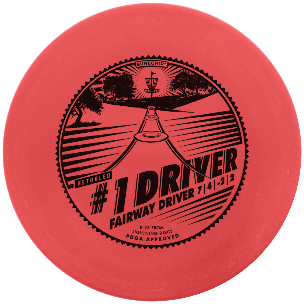 Gotta Go Gotta Throw Lightning Sure Grip #1 Driver [Retool] Fairway Driver Golf Disc