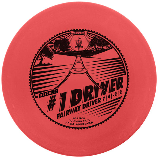 Gotta Go Gotta Throw Lightning Sure Grip #1 Driver [Retool] Fairway Driver Golf Disc