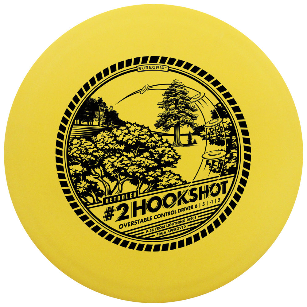 Gotta Go Gotta Throw Lightning Sure Grip #2 Hookshot [Retool] Fairway Driver Golf Disc