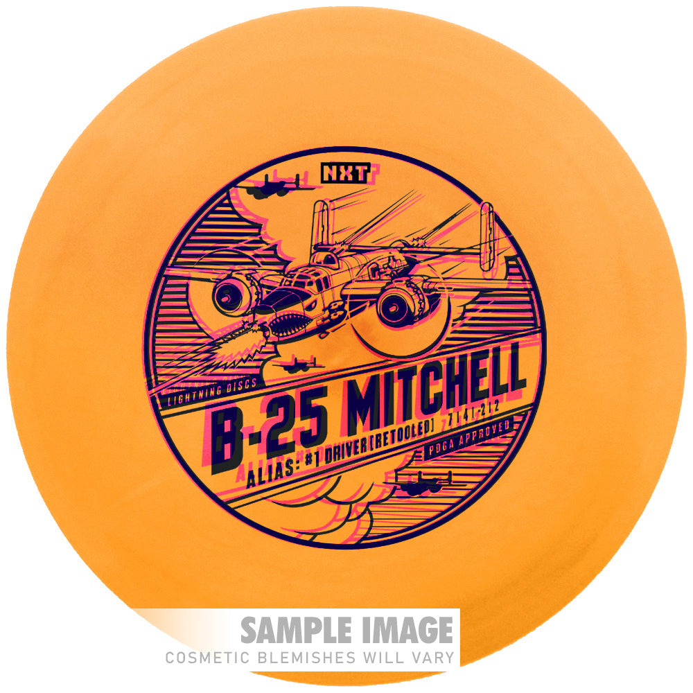 Gotta Go Gotta Throw Lightning Strikeout NXT B-25 Mitchell #1 Driver [Retool] Fairway Driver Golf Disc