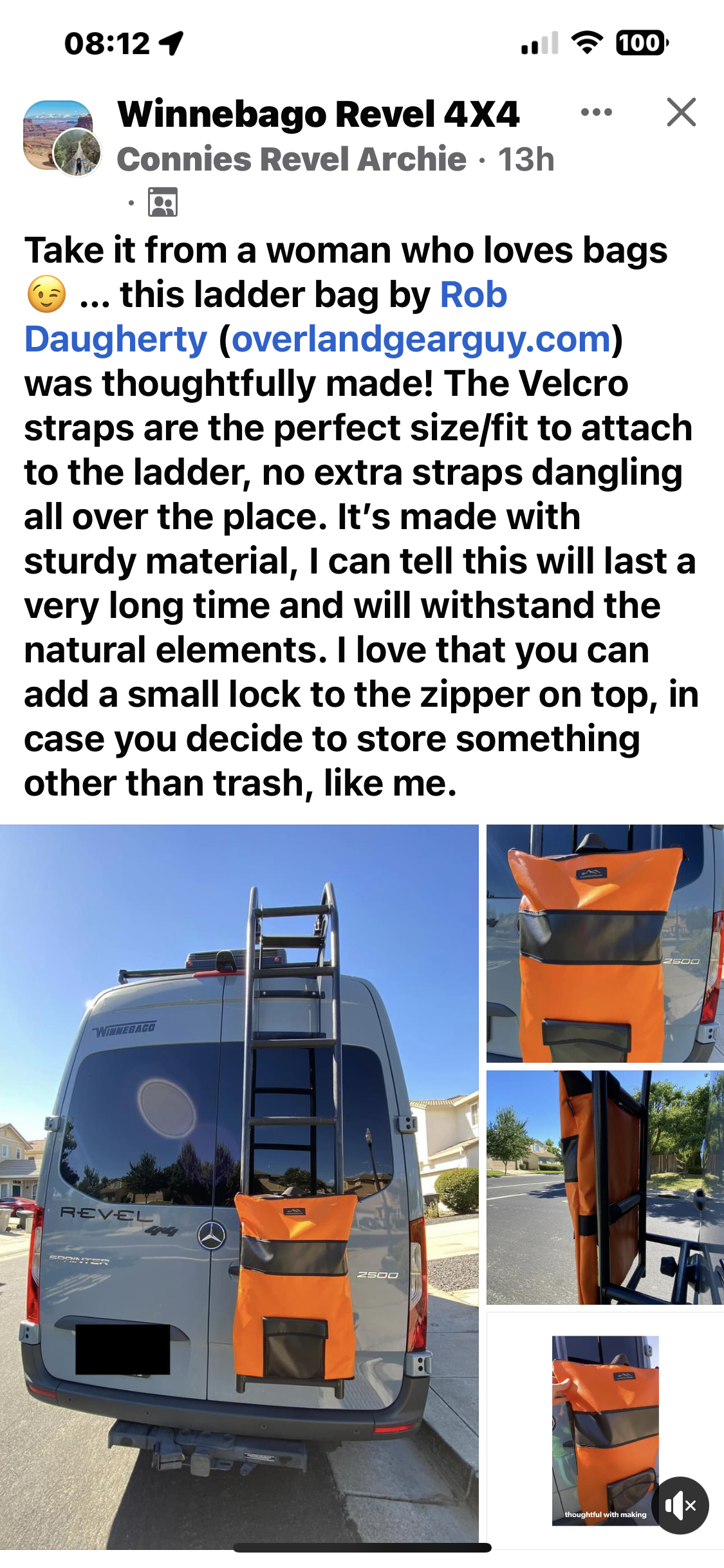 Overland Gear Guy INEOS Grenadier  Ladder Trash Bag - 24 inch