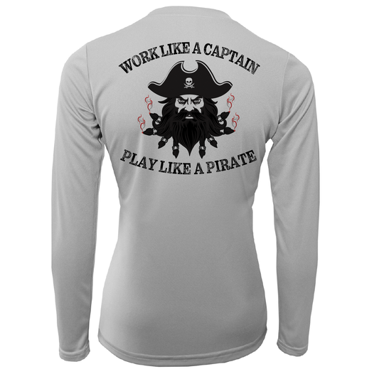 Saltwater Born Tampa Bay Blackbeard Women's Long Sleeve UPF 50+ Dry-Fit Shirt