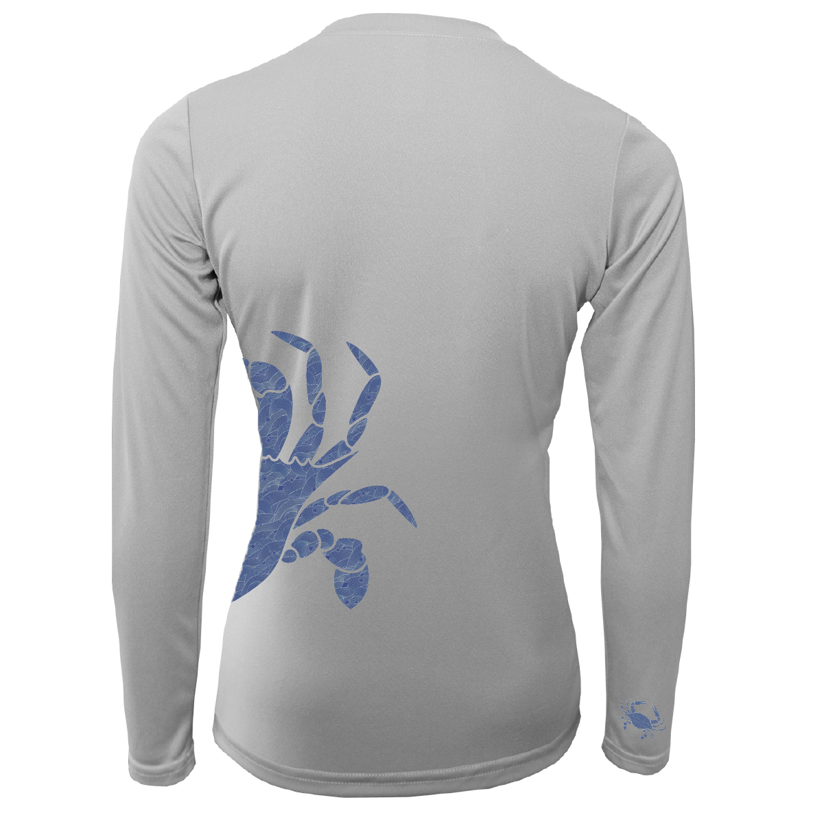 Saltwater Born Blue Crab Wrap Women's Long Sleeve UPF 50+ Dry-Fit Shirt