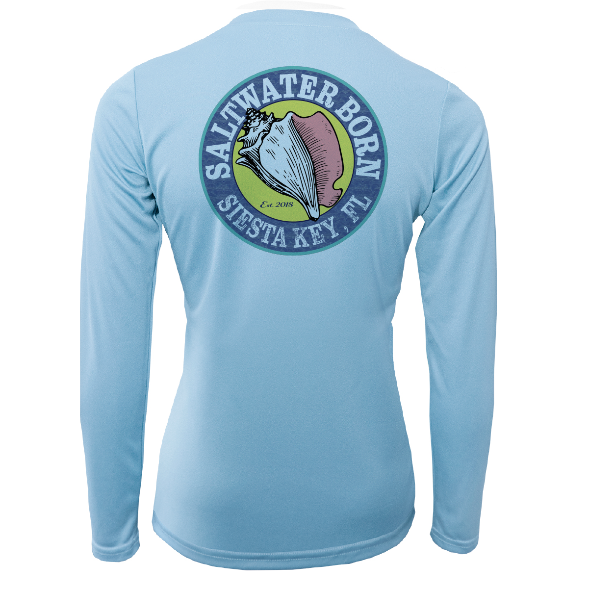 Saltwater Born Siesta Key "Saltwater Heals Everything" Long Sleeve UPF 50+ Dry-Fit Shirt