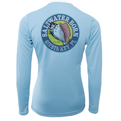 Saltwater Born Siesta Key "Saltwater Heals Everything" Long Sleeve UPF 50+ Dry-Fit Shirt