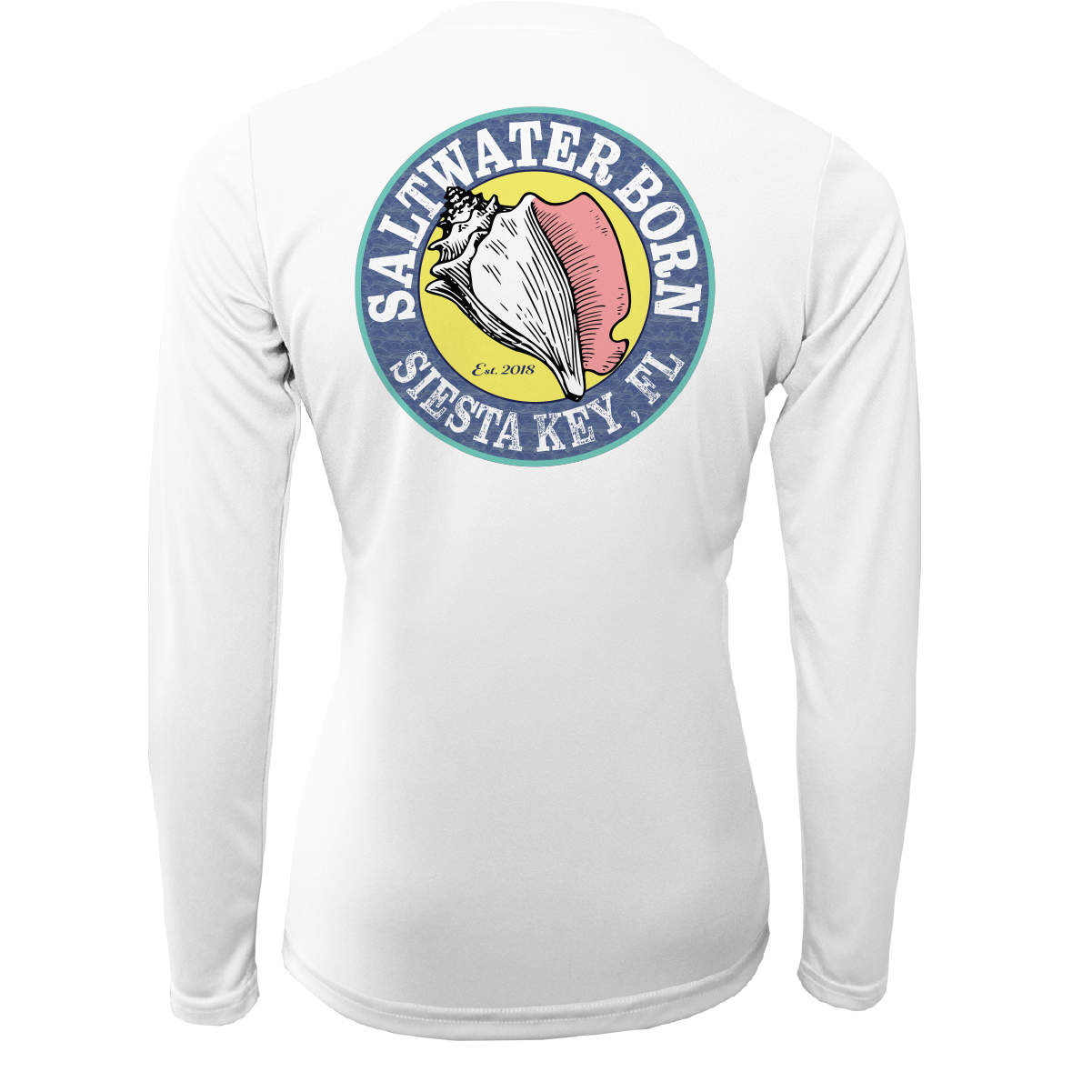 Saltwater Born Siesta Key "Saltwater Heals Everything" Long Sleeve UPF 50+ Dry-Fit Shirt