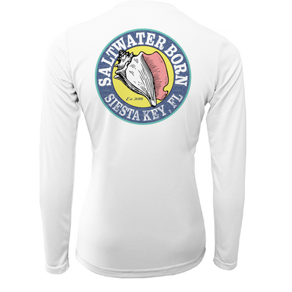 Saltwater Born Siesta Key "Saltwater Heals Everything" Long Sleeve UPF 50+ Dry-Fit Shirt