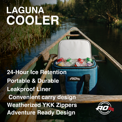 AO Coolers Laguna Canvas 18 Can Cooler - Black