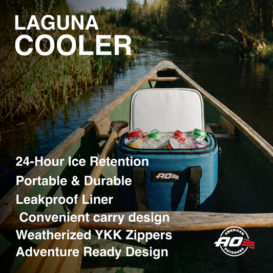 AO Coolers Laguna Canvas 18 Can Cooler - Smoke