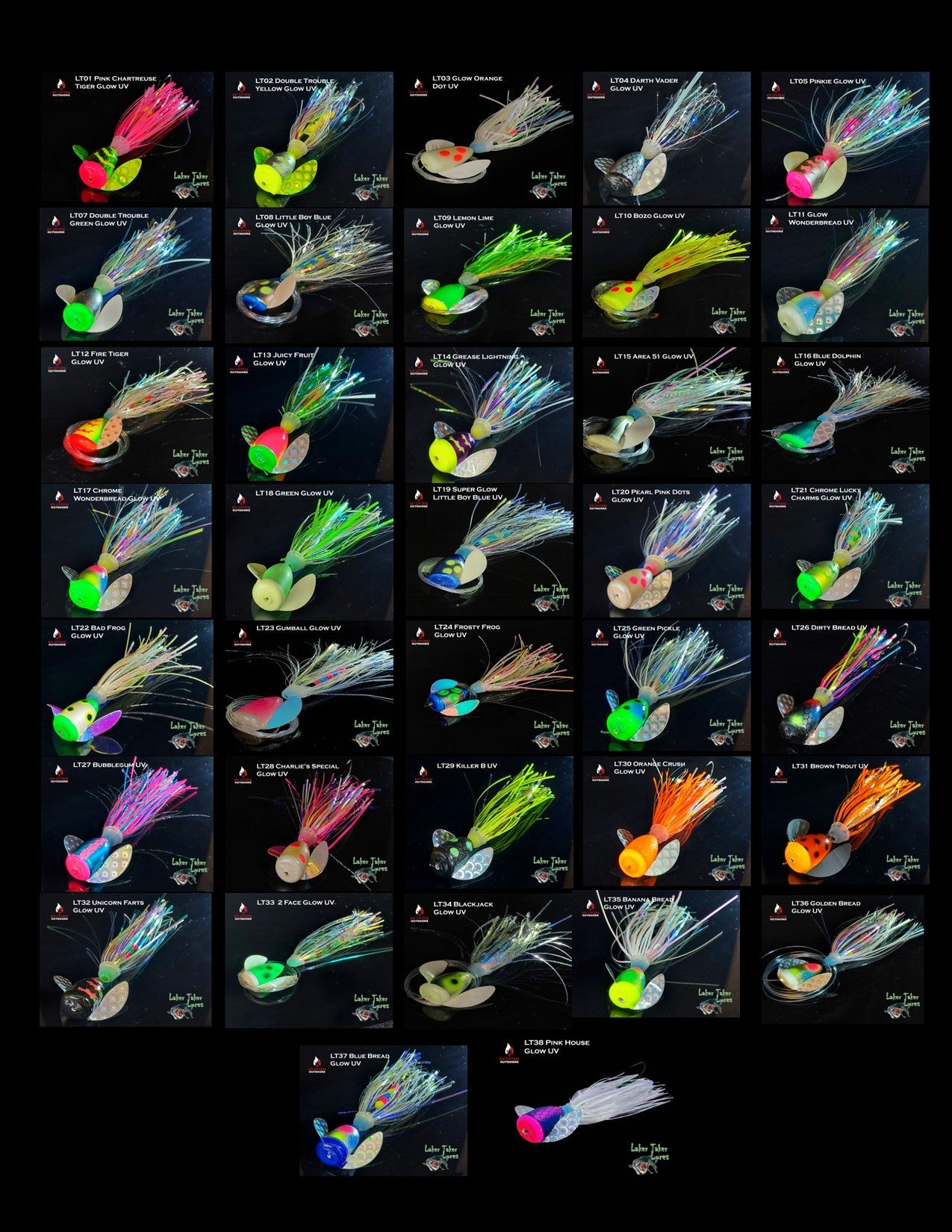 Ice Strong Outdoors - Laker Taker Lures - NEW 2026 color just released!