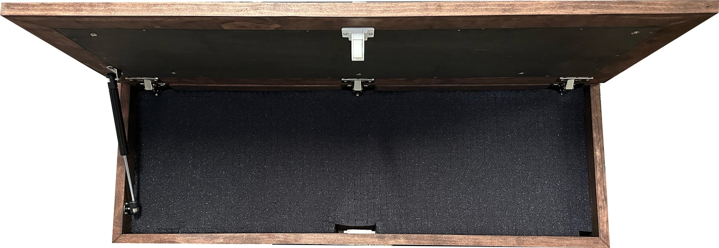 Bellewood Designs - Large Wood Hidden Gun Cabinet Birds In A Tree Wall Decoration - Hidden Gun Safe To Securely Store Your Gun In Plain Sight