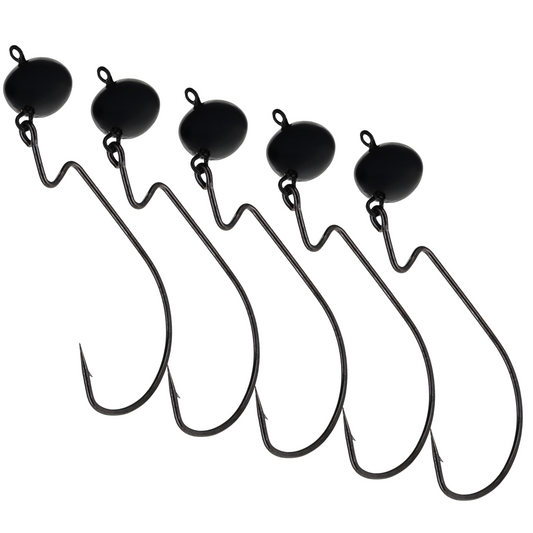 Reaction Tackle Lead Swing Football Jigs - 5-PACK - New