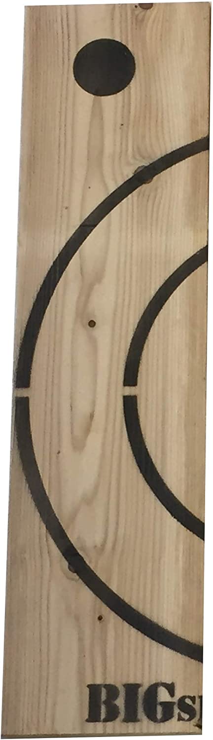 BIGshot Archery Wooden Axe Throwing Target with Bottle Opener