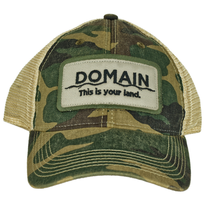 Domain Outdoor Legacy Camo Trucker Hat