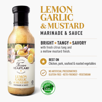 Texan Heartland Lemon, Garlic & Mustard Marinade & Sauce