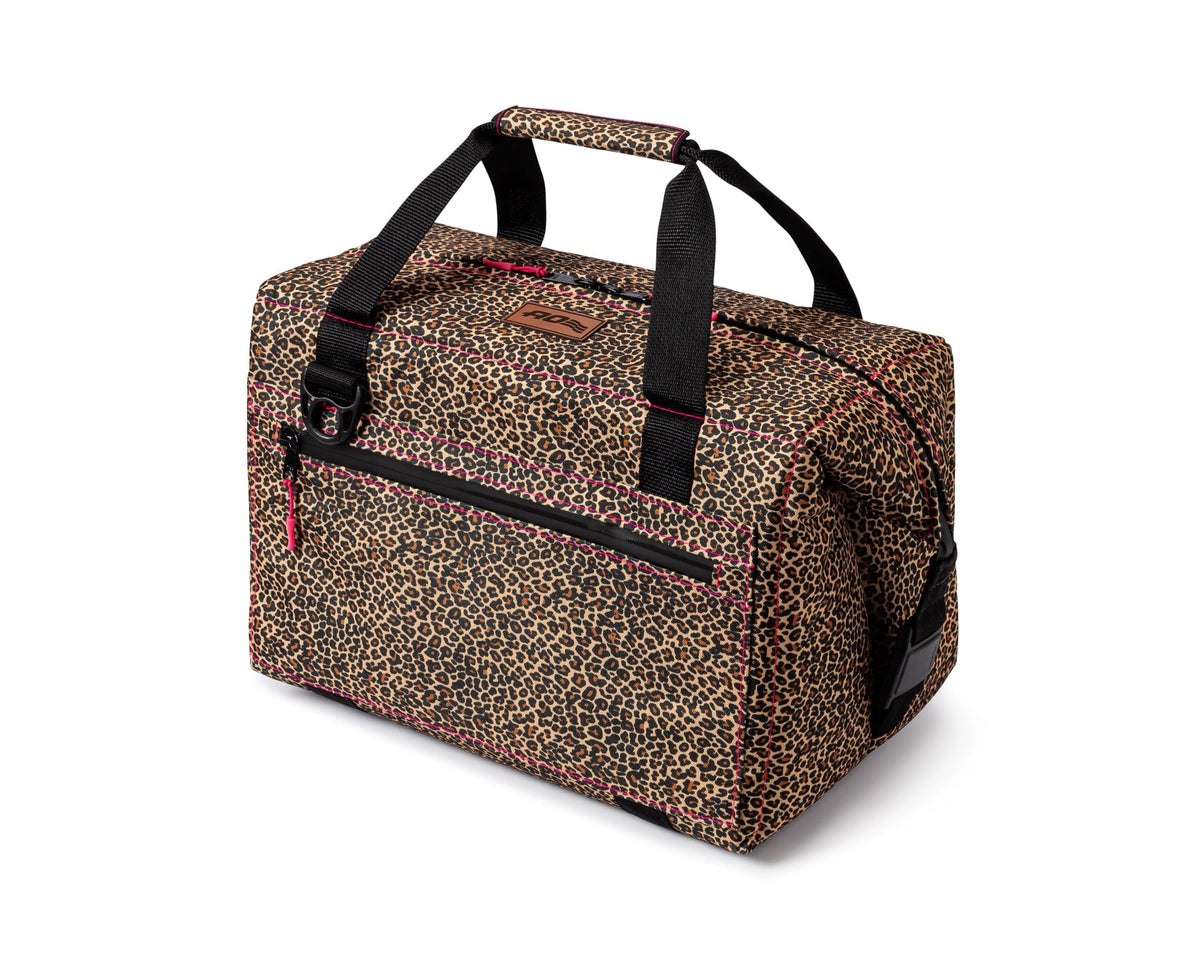 AO Coolers Expedition Canvas Leopard 24 Can Cooler - USA MADE