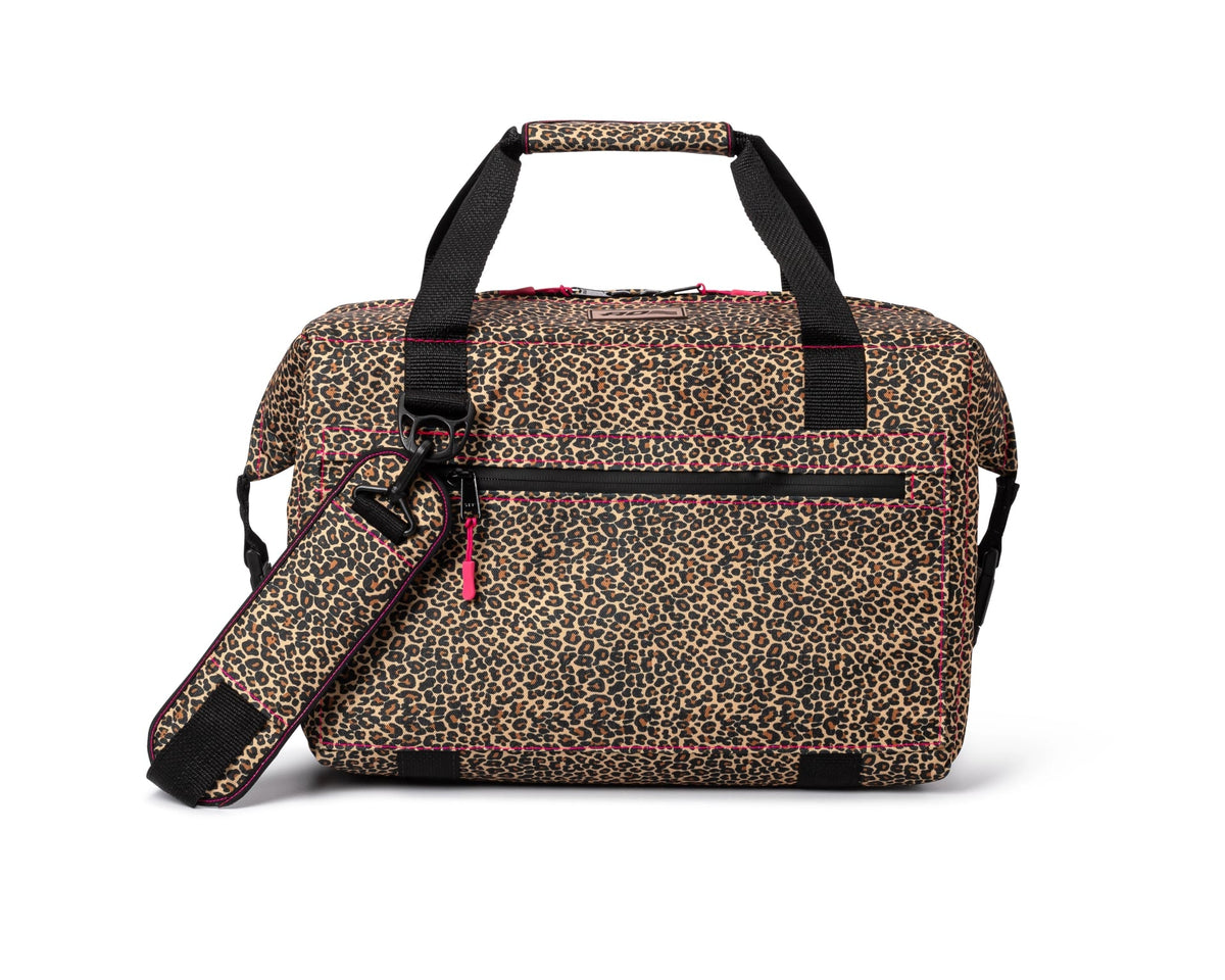 AO Coolers Expedition Canvas Leopard 24 Can Cooler - USA MADE