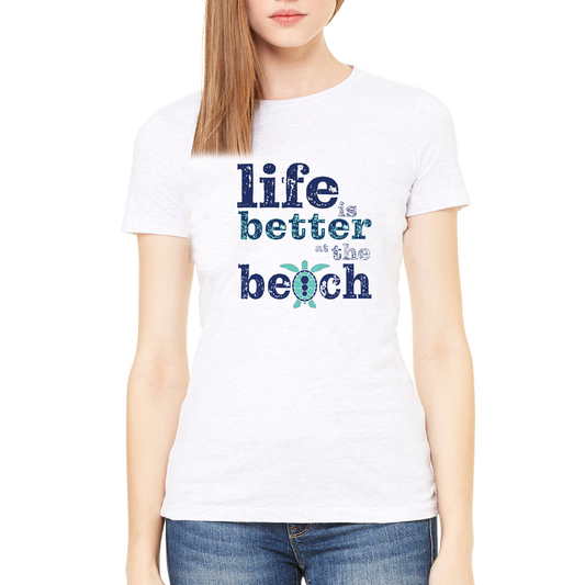 Saltwater Born "Life Is Better At The Beach" Turtle Tee