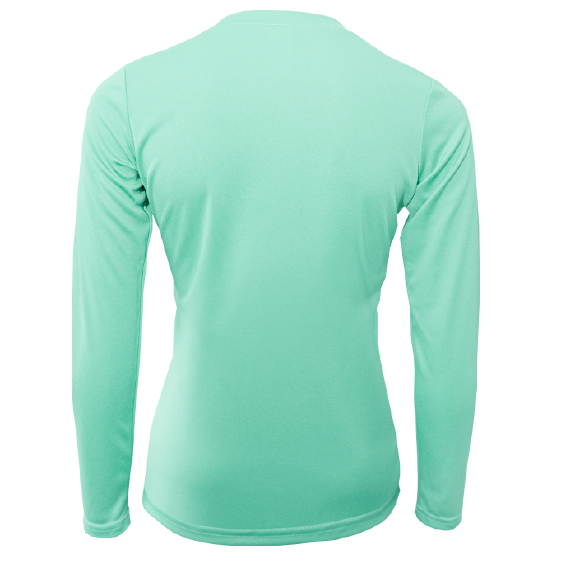 Saltwater Born "Life Is Better At The Beach" Turtle Long Sleeve UPF 50+ Dry-Fit Shirt