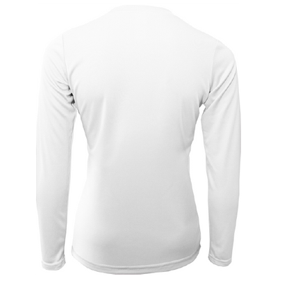 Siesta Key, FL Circle Logo Girl's Long Sleeve UPF 50+ Dry-Fit Shirt