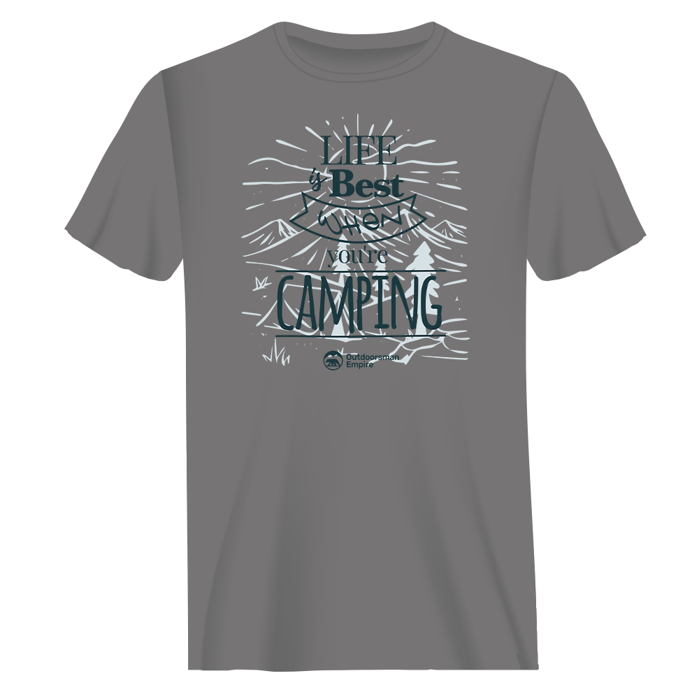 Outdoorzees Life Is Best T-Shirt for Men
