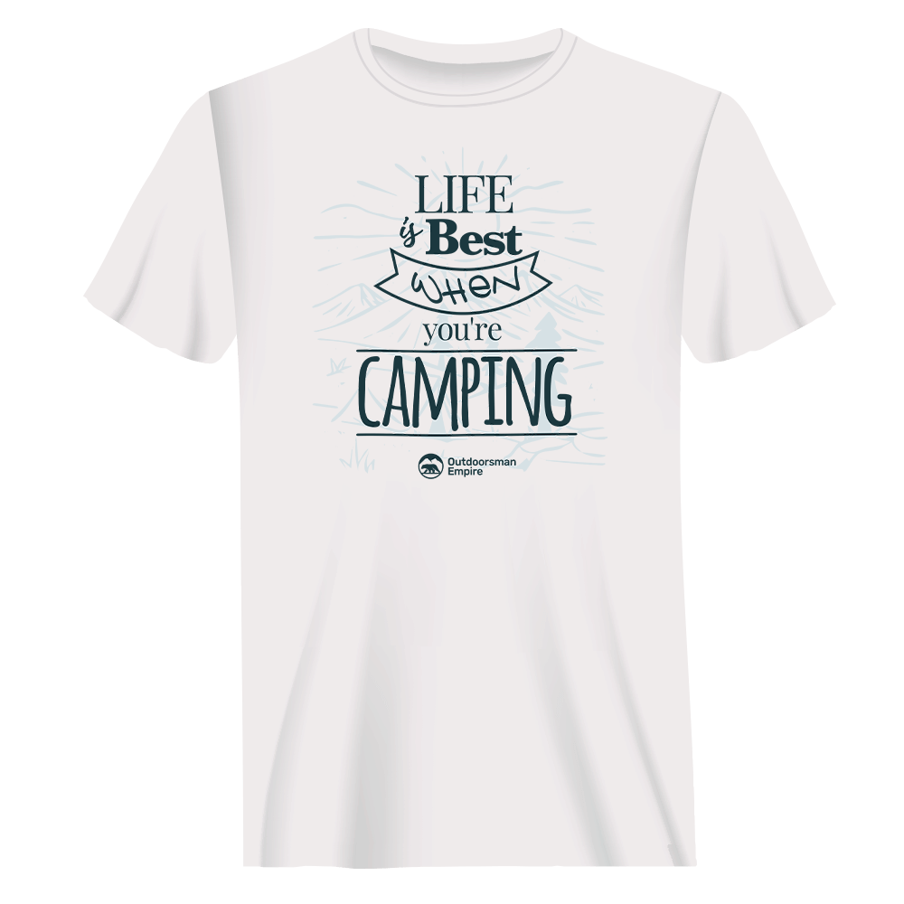 Outdoorzees Life Is Best T-Shirt for Men