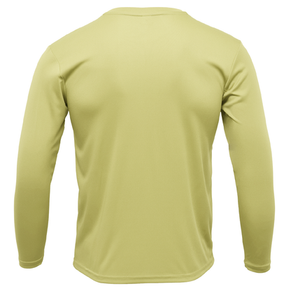 Saltwater Born Men's Clean "Life Is Better At The Beach" Turtle Long Sleeve UPF 50+ Dry-Fit Shirt