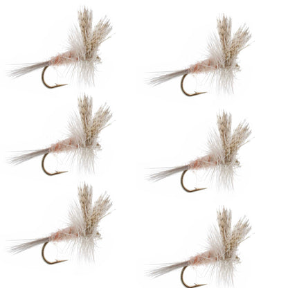 The Fly Fishing Place Light Hendrickson Classic Dry Fly - 6 Flies Size 18