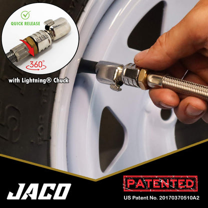 Jaco FlowPro® Digital Tire Inflator with Pressure Gauge - 200 PSI