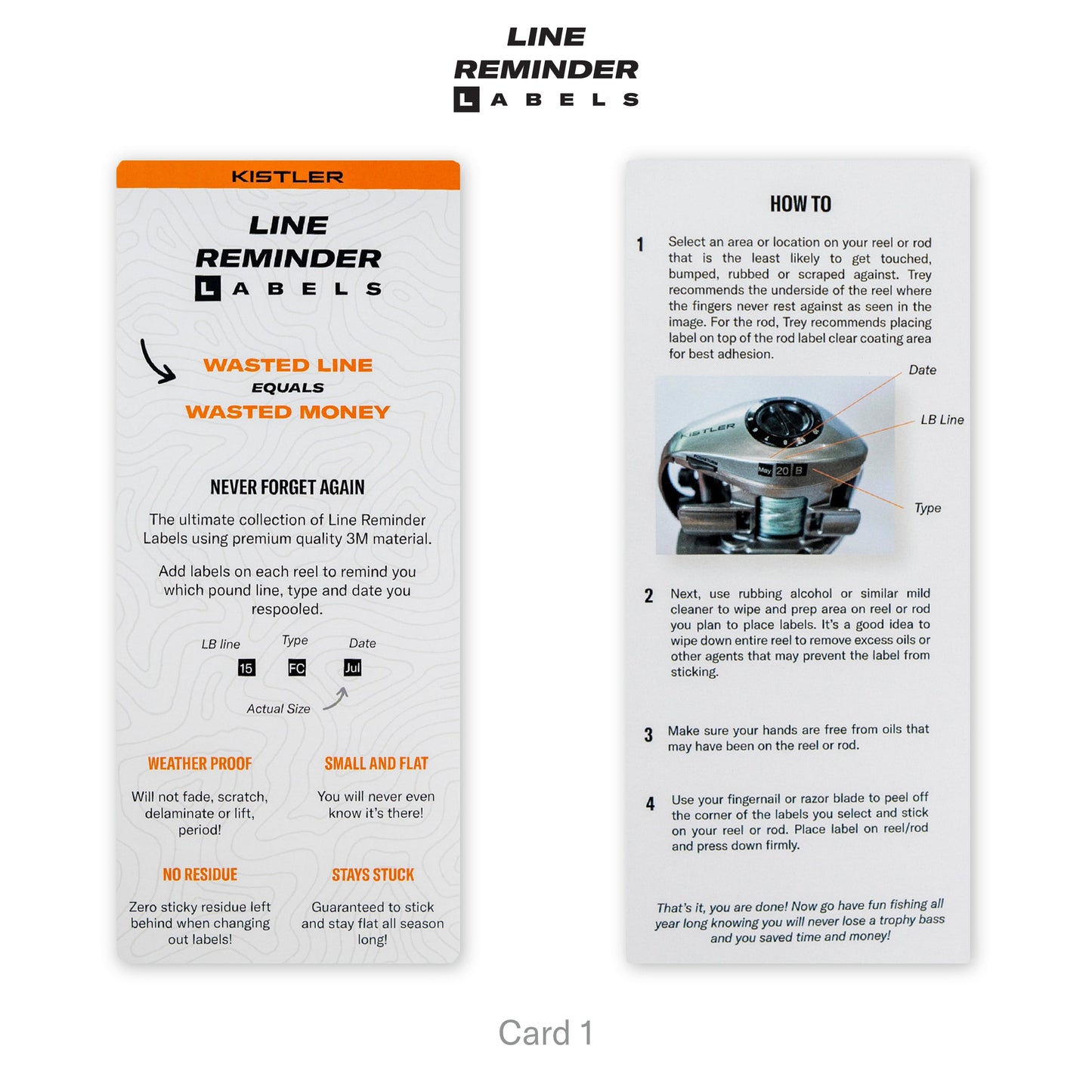 Kistler Line Reminder Labels