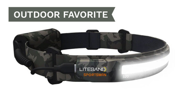 Liteband ACTIV 520 Lumen LED Wide Beam Rechargeable Headlamp
