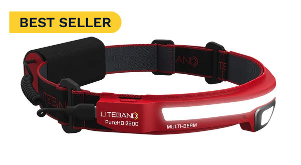 Liteband PRO 2500 Lumen PureHD™ Multi-Beam Rechargeable Headlamp
